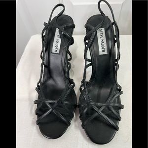 Steve Madden Danzel leather strappy heel sandals size 7M